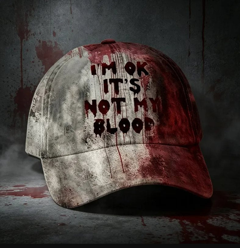 Horror Slogan Cap
