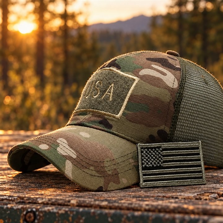 USA Flag Tactical Cap
