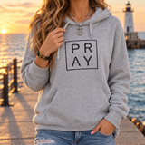 PRAY Hoodie for Women – Christian Faith Pullover Sweatshirt