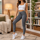 Grey ribbed leggings - Lucky Anchor Supplies Co.